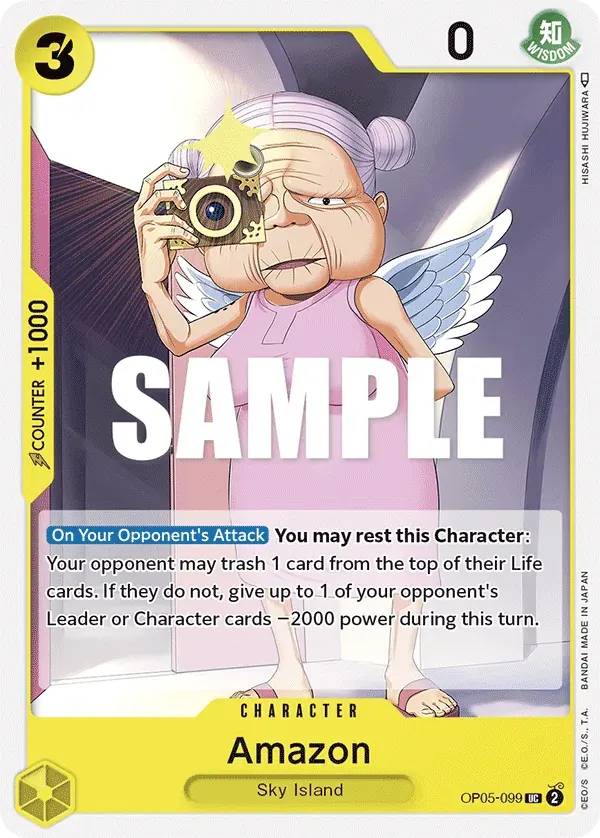 Amazon — carte One Piece TCG OP05-099 (Awakening of the New Era)