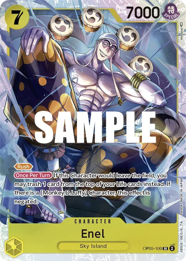 Enel — carte One Piece TCG OP05-100 (Awakening of the New Era)