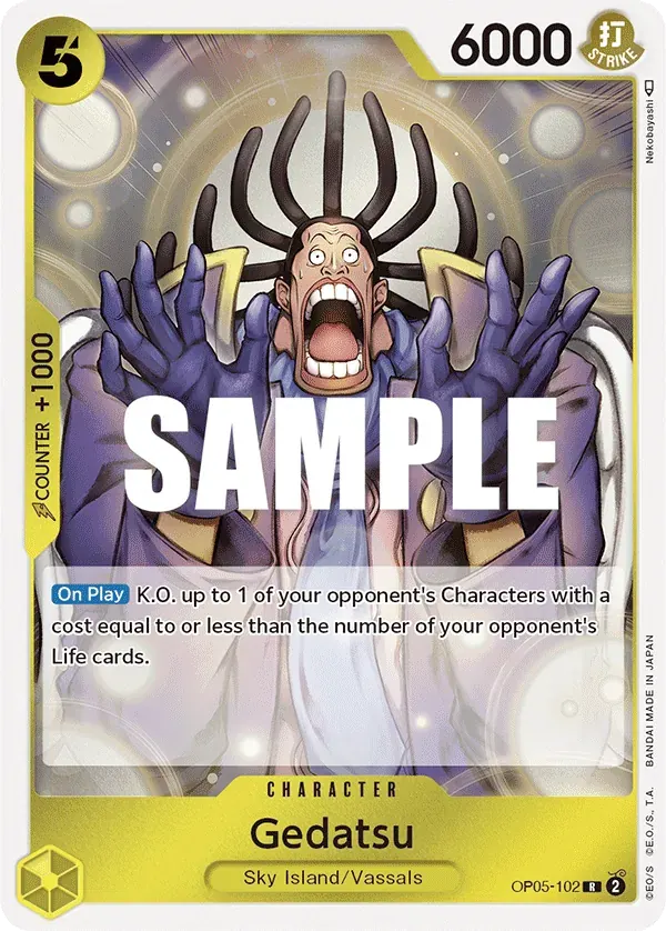 Gedatsu — carte One Piece TCG OP05-102 (Awakening of the New Era)