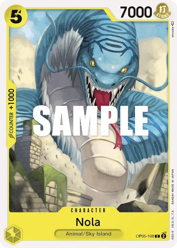 Nola — carte One Piece TCG OP05-108 (Awakening of the New Era)