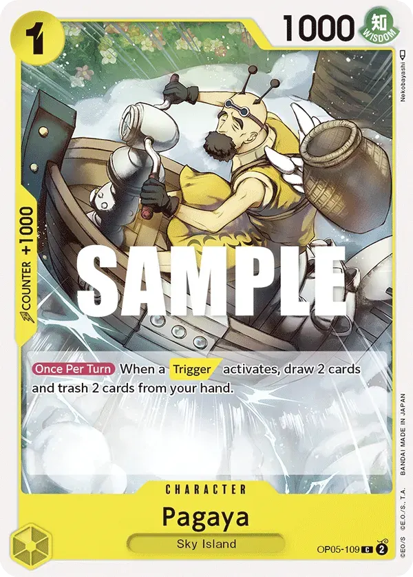Pagaya — carte One Piece TCG OP05-109 (Awakening of the New Era)