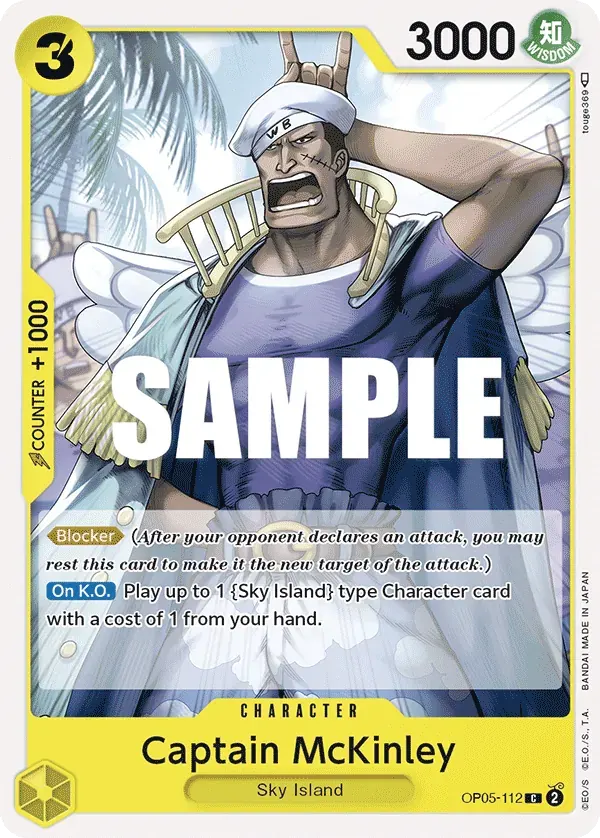 Captain McKinley — carte One Piece TCG OP05-112 (Awakening of the New Era)
