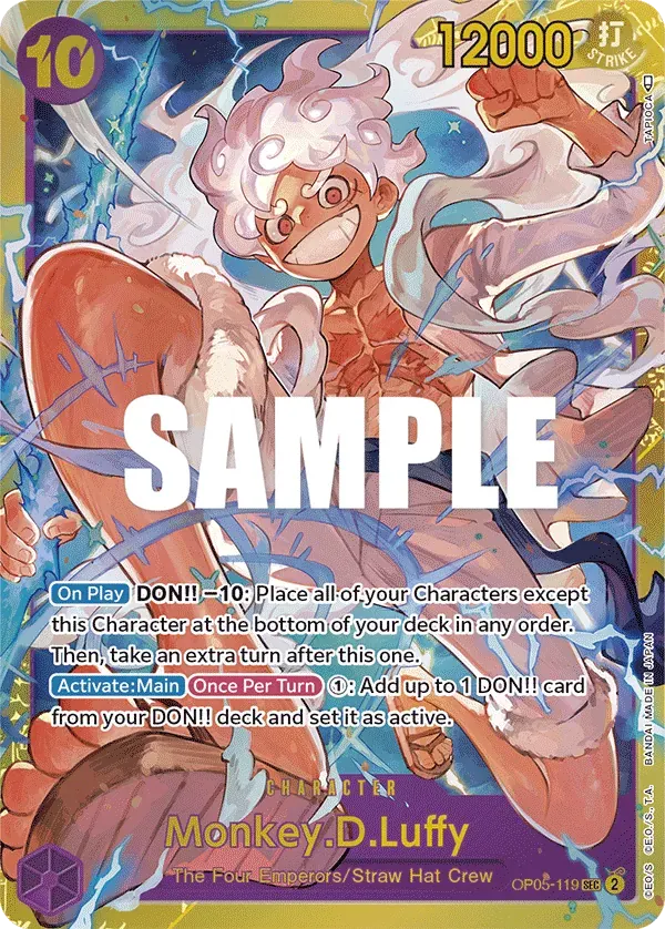 Monkey.D.Luffy — carte One Piece TCG OP05-119 (Awakening of the New Era)