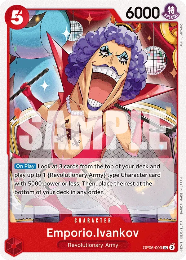 Emporio.Ivankov — carte One Piece TCG OP06-003 (Wings of the Captain)