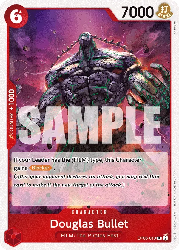 Douglas Bullet — carte One Piece TCG OP06-010 (Wings of the Captain)
