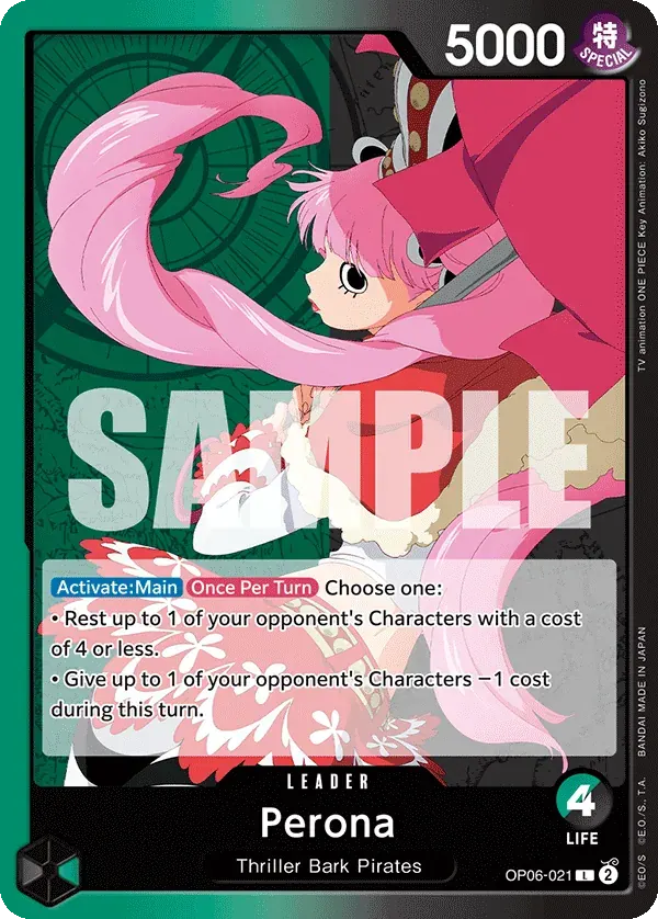 Perona — carte One Piece TCG OP06-021 (Wings of the Captain)