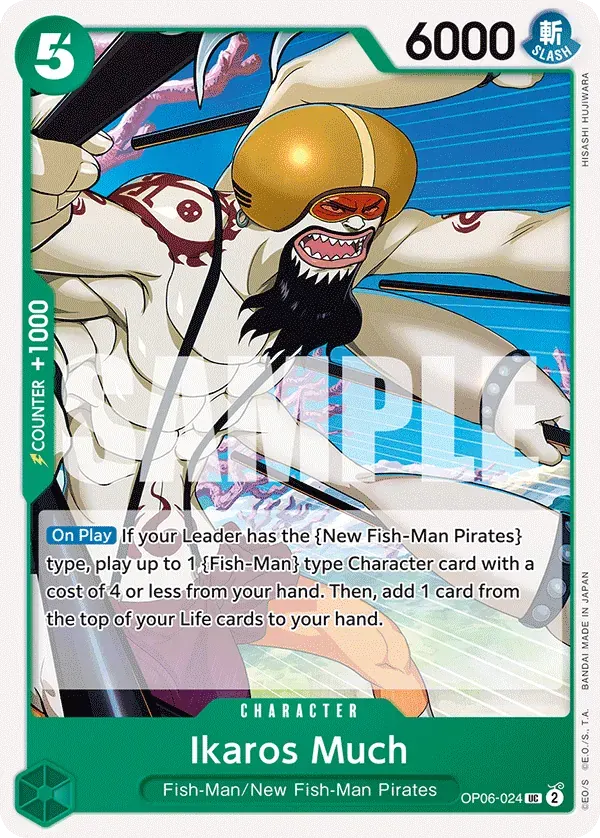 Ikaros Much — carte One Piece TCG OP06-024 (Wings of the Captain)