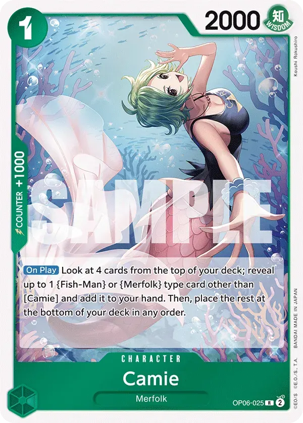 Camie — carte One Piece TCG OP06-025 (Wings of the Captain)