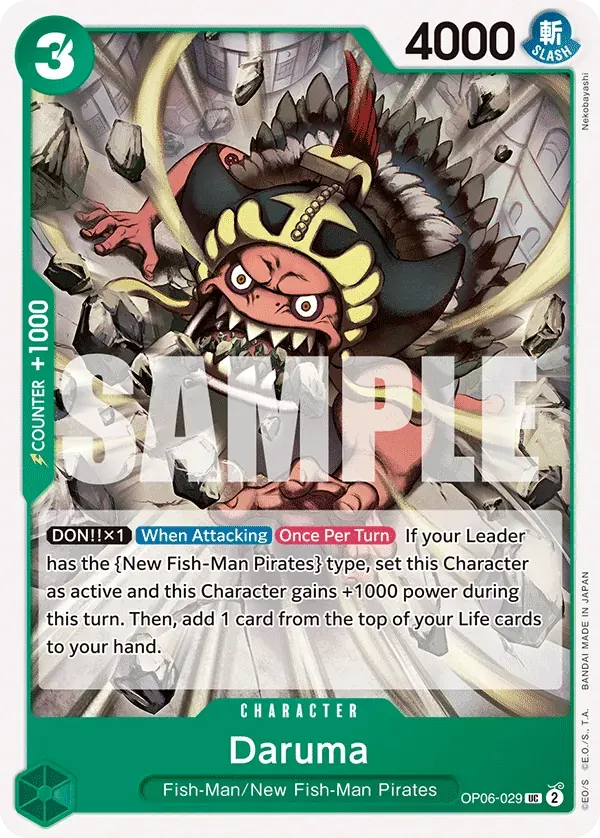 Daruma — carte One Piece TCG OP06-029 (Wings of the Captain)