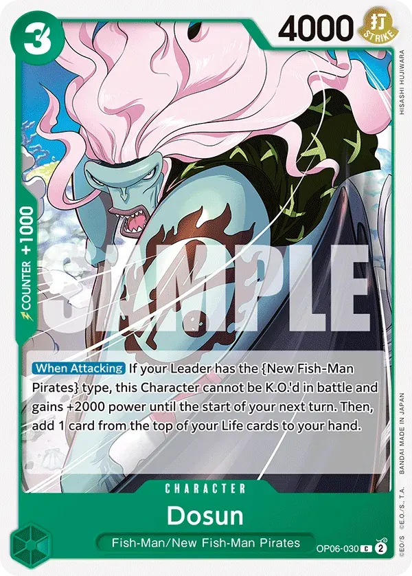 Dosun — carte One Piece TCG OP06-030 (Wings of the Captain)