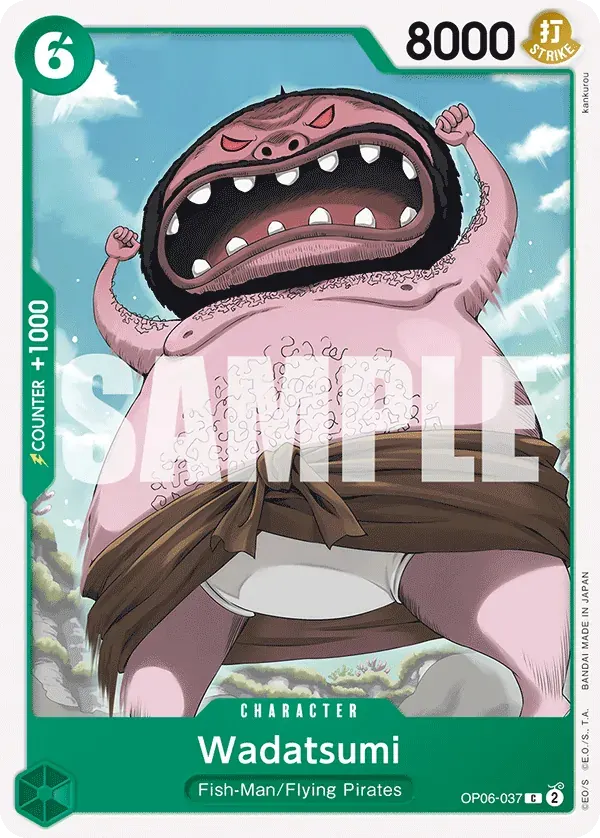 Wadatsumi — carte One Piece TCG OP06-037 (Wings of the Captain)