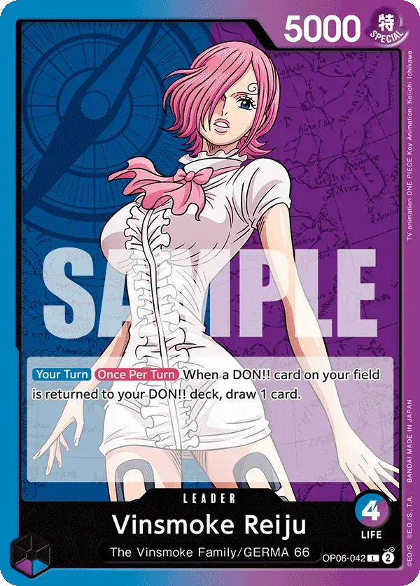 Vinsmoke Reiju — carte One Piece TCG OP06-042 (Wings of the Captain)