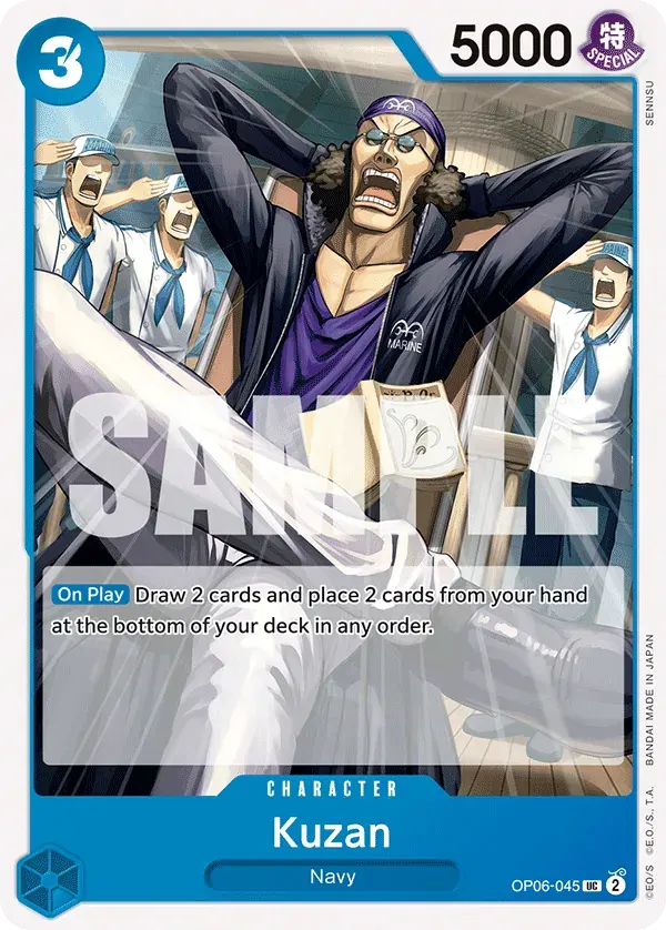 Kuzan — carte One Piece TCG OP06-045 (Wings of the Captain)