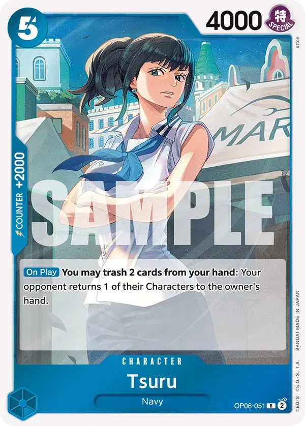 Tsuru — carte One Piece TCG OP06-051 (Wings of the Captain)