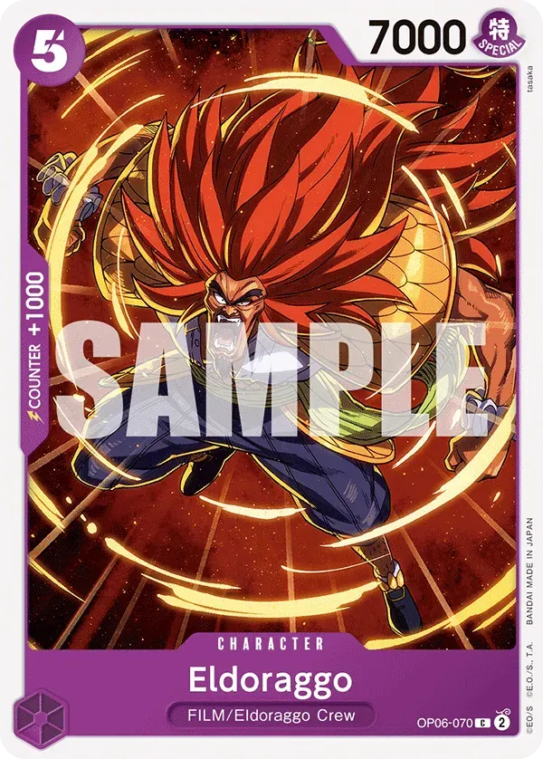 Eldoraggo — carte One Piece TCG OP06-070 (Wings of the Captain)