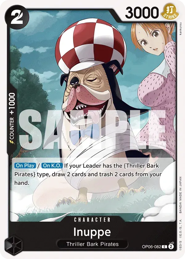 Inuppe — carte One Piece TCG OP06-082 (Wings of the Captain)