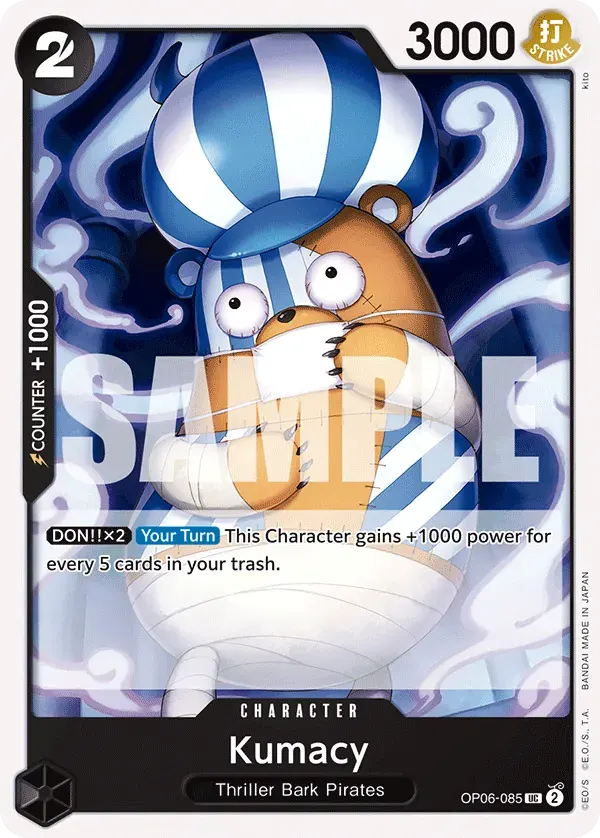 Kumacy — carte One Piece TCG OP06-085 (Wings of the Captain)