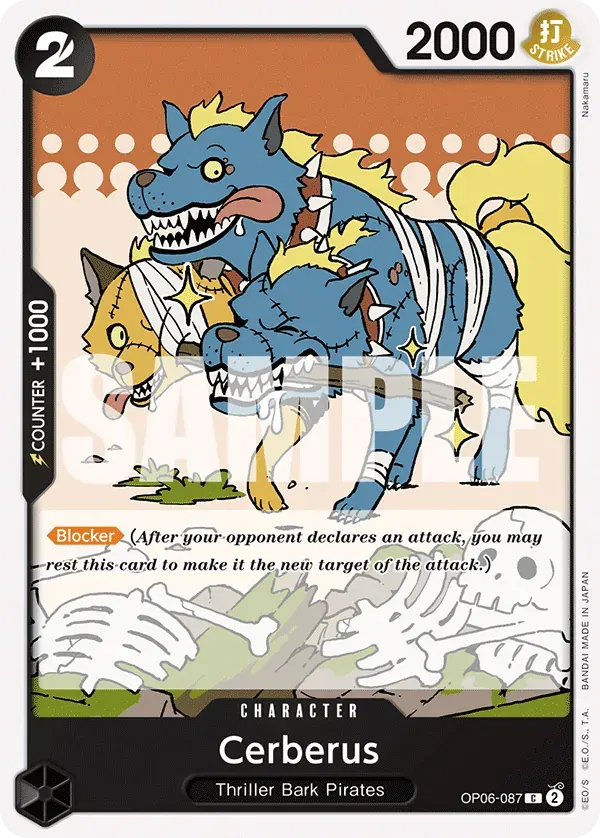 Cerberus — carte One Piece TCG OP06-087 (Wings of the Captain)