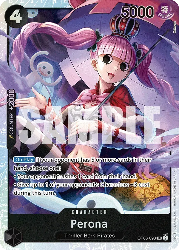 Perona — carte One Piece TCG OP06-093 (Wings of the Captain)