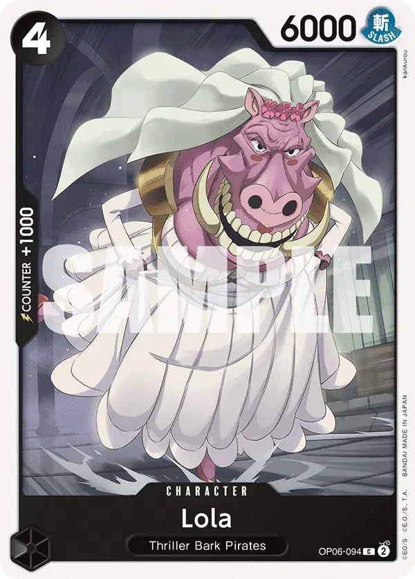 Lola — carte One Piece TCG OP06-094 (Wings of the Captain)