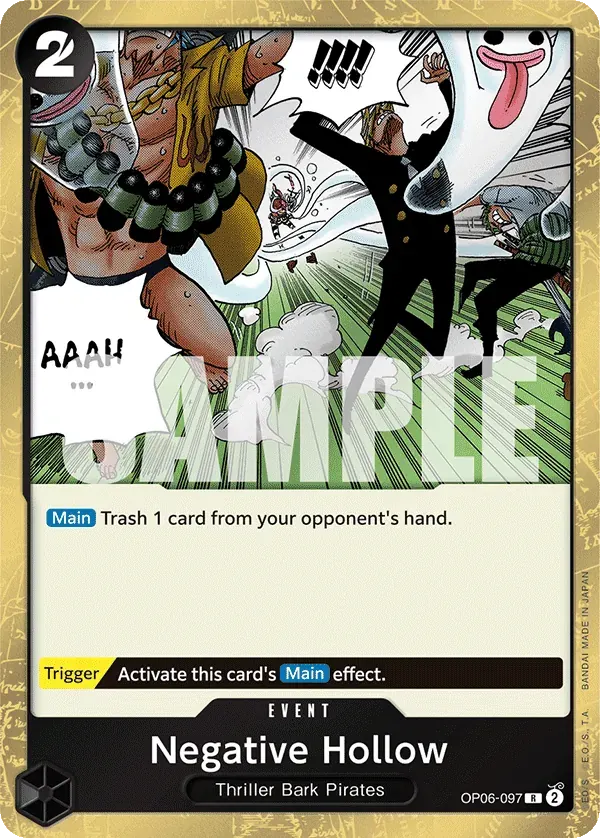 Negative Hollow — carte One Piece TCG OP06-097 (Wings of the Captain)