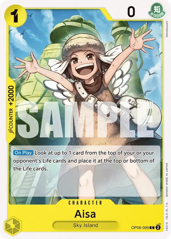 Aisa — carte One Piece TCG OP06-099 (Wings of the Captain)