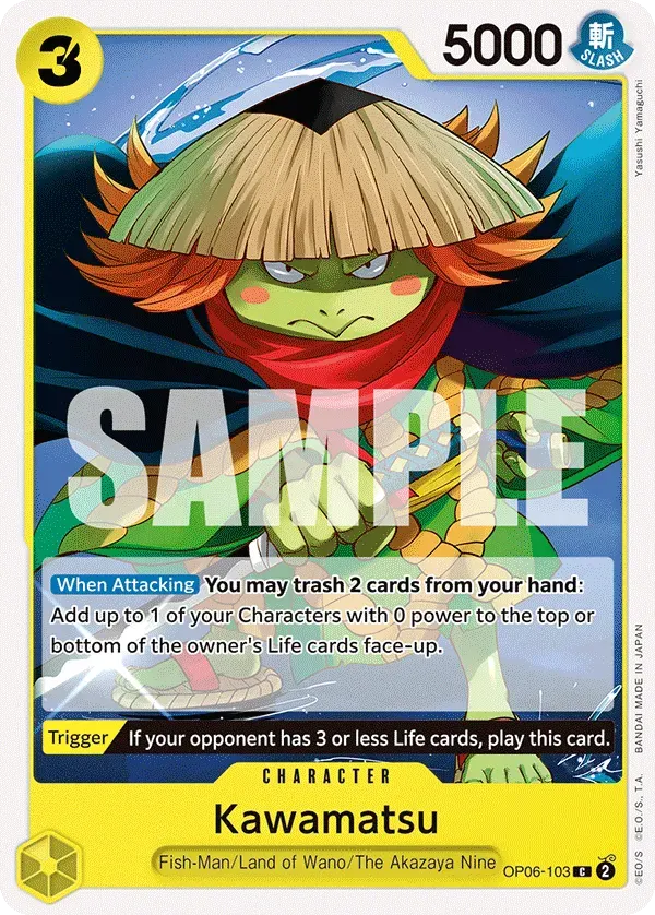 Kawamatsu — carte One Piece TCG OP06-103 (Wings of the Captain)