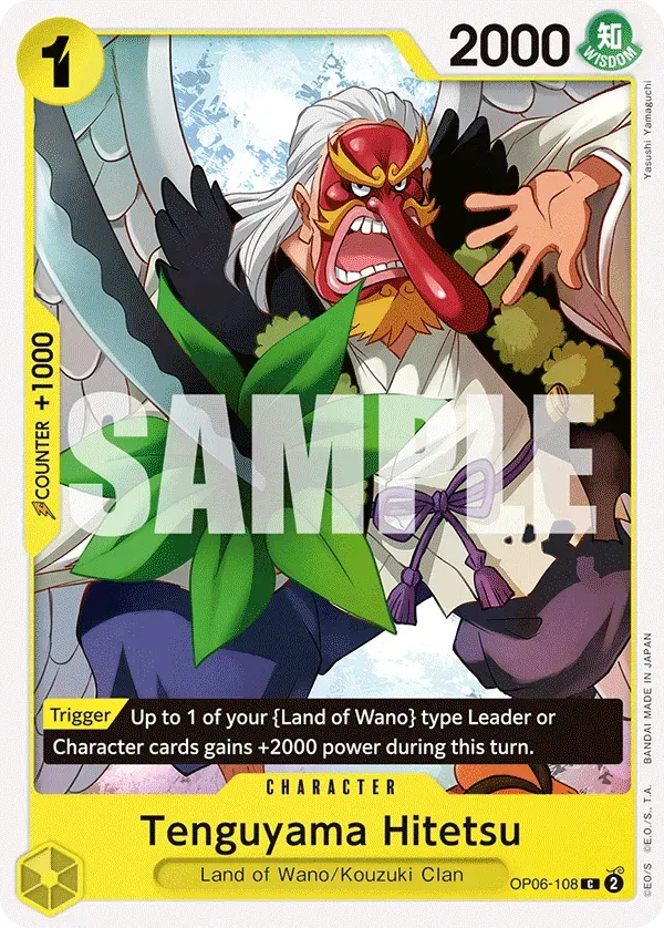 Tenguyama Hitetsu — carte One Piece TCG OP06-108 (Wings of the Captain)