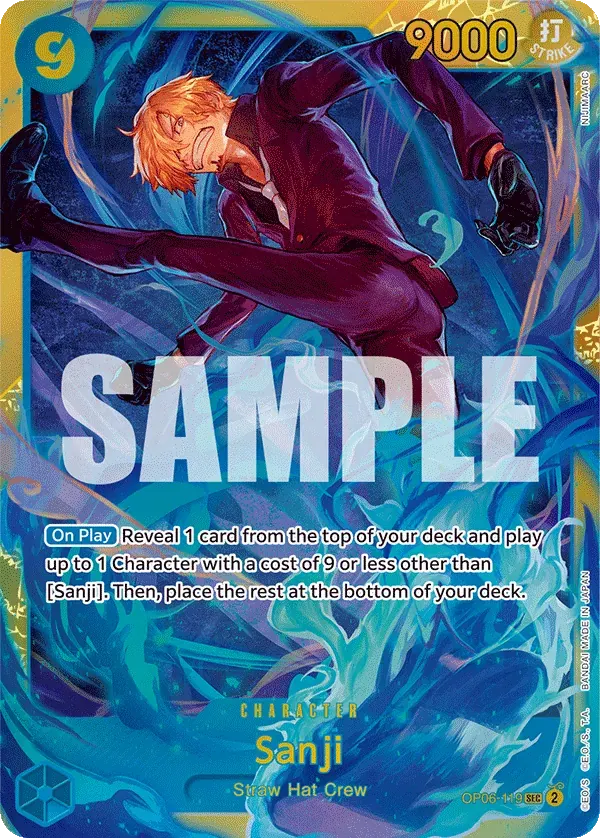 Sanji — carte One Piece TCG OP06-119 (Wings of the Captain)
