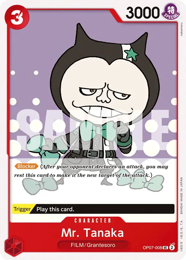 Mr. Tanaka — carte One Piece TCG OP07-008 (500 Years in the Future)