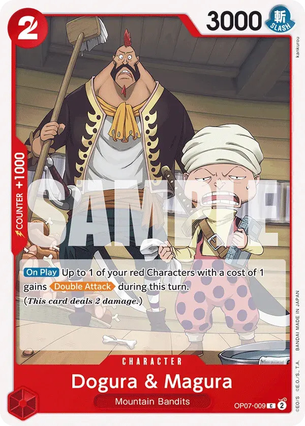 Dogura & Magura — carte One Piece TCG OP07-009 (500 Years in the Future)