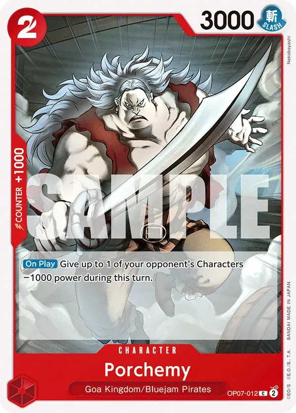 Porchemy — carte One Piece TCG OP07-012 (500 Years in the Future)
