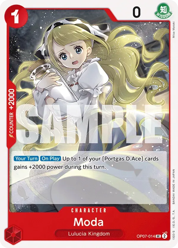 Moda — carte One Piece TCG OP07-014 (500 Years in the Future)