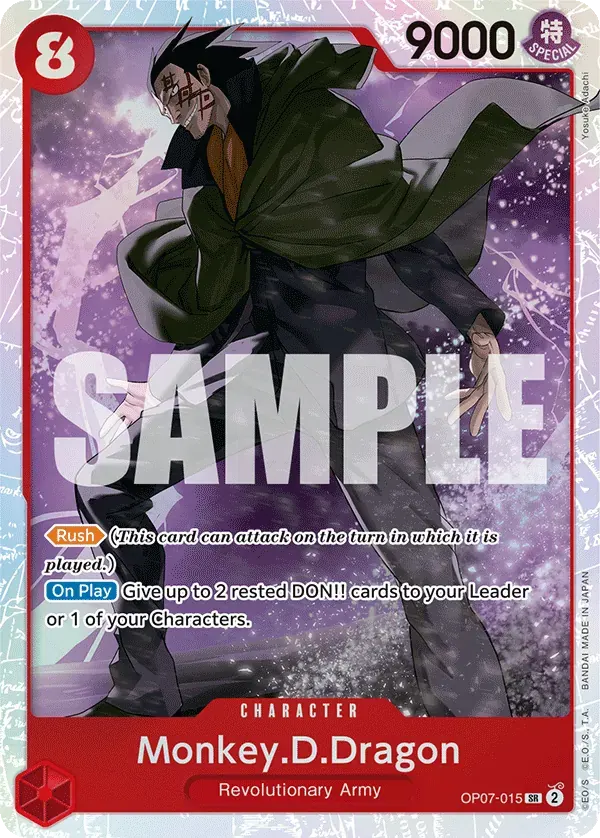 Monkey.D.Dragon — carte One Piece TCG OP07-015 (500 Years in the Future)