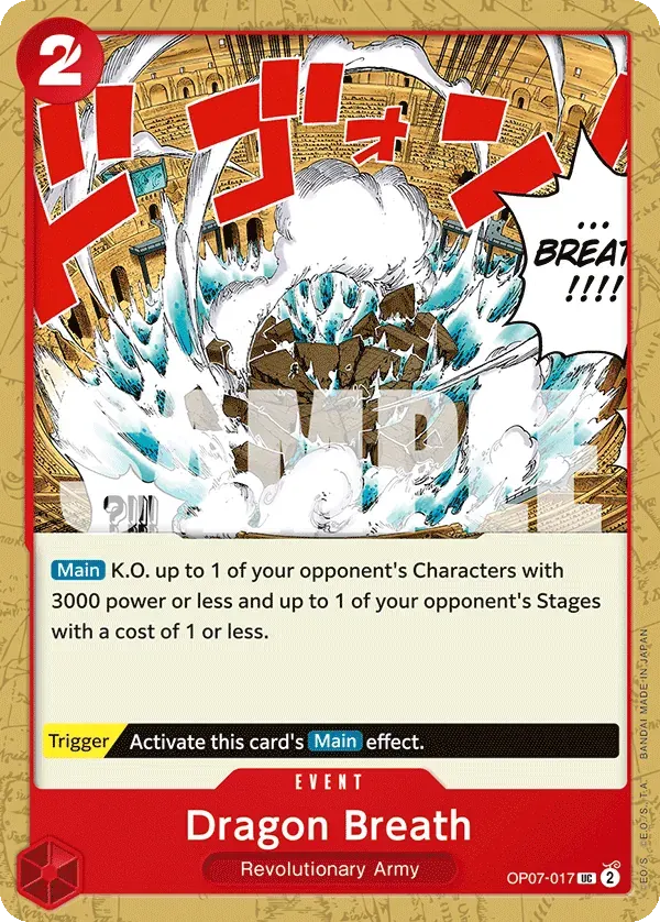 Dragon Breath — carte One Piece TCG OP07-017 (500 Years in the Future)
