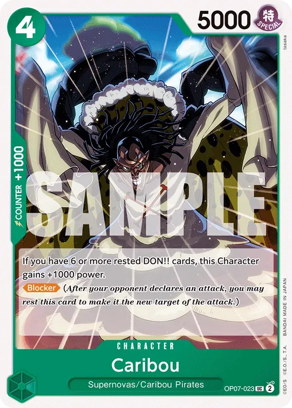 Caribou — carte One Piece TCG OP07-023 (500 Years in the Future)
