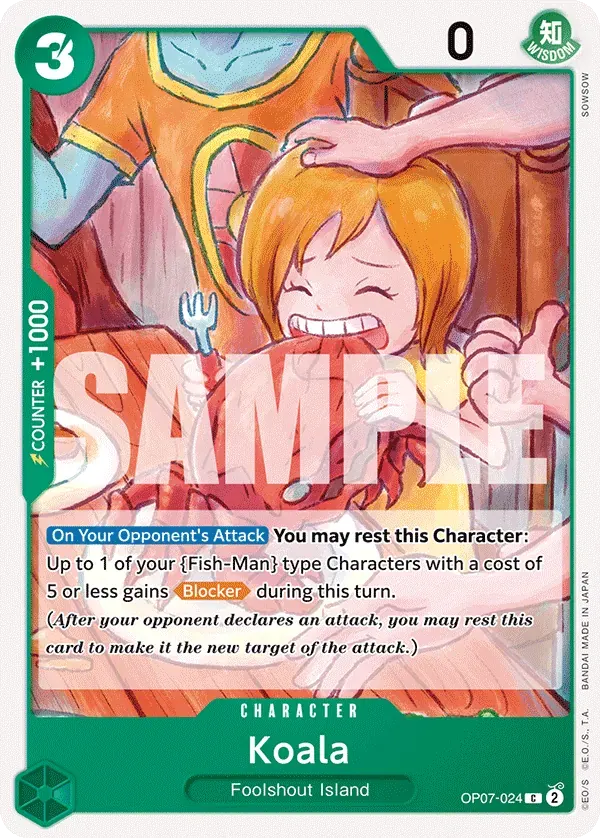 Koala — carte One Piece TCG OP07-024 (500 Years in the Future)