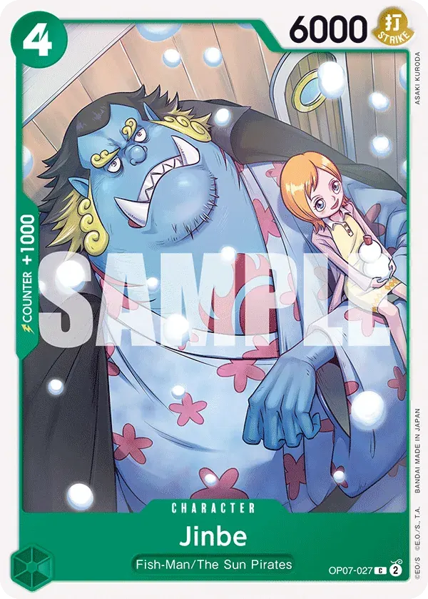 Jinbe — carte One Piece TCG OP07-027 (500 Years in the Future)