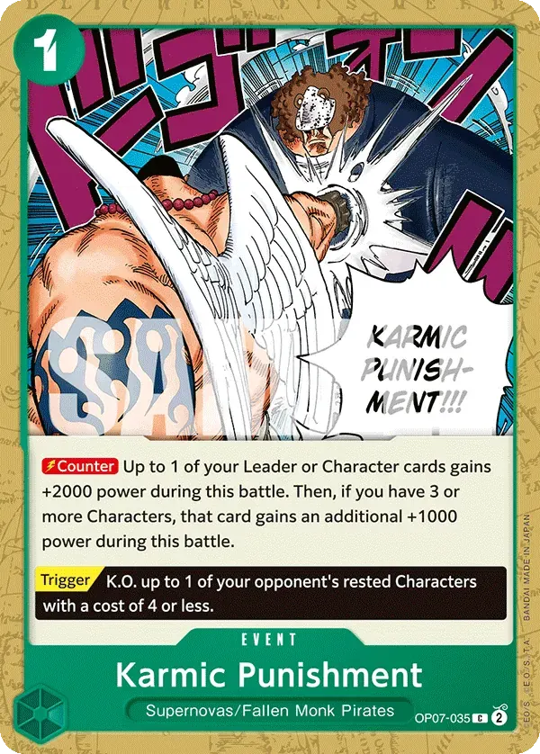 Karmic Punishment — carte One Piece TCG OP07-035 (500 Years in the Future)