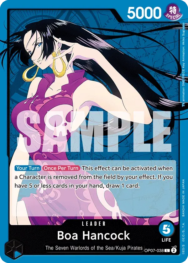 Boa Hancock — carte One Piece TCG OP07-038 (500 Years in the Future)