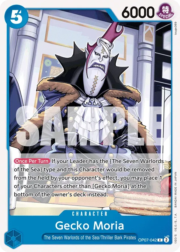 Gecko Moria — carte One Piece TCG OP07-042 (500 Years in the Future)