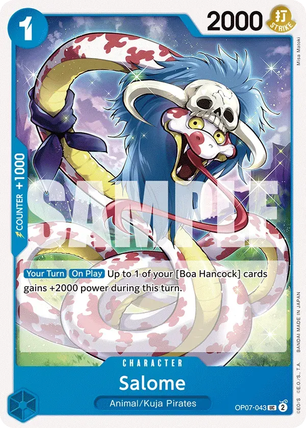 Salome — carte One Piece TCG OP07-043 (500 Years in the Future)