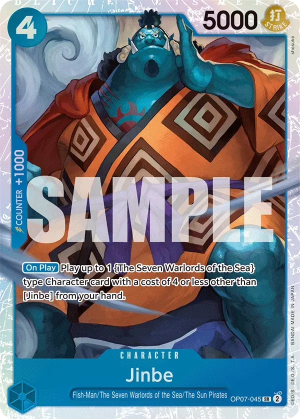 Jinbe — carte One Piece TCG OP07-045 (500 Years in the Future)