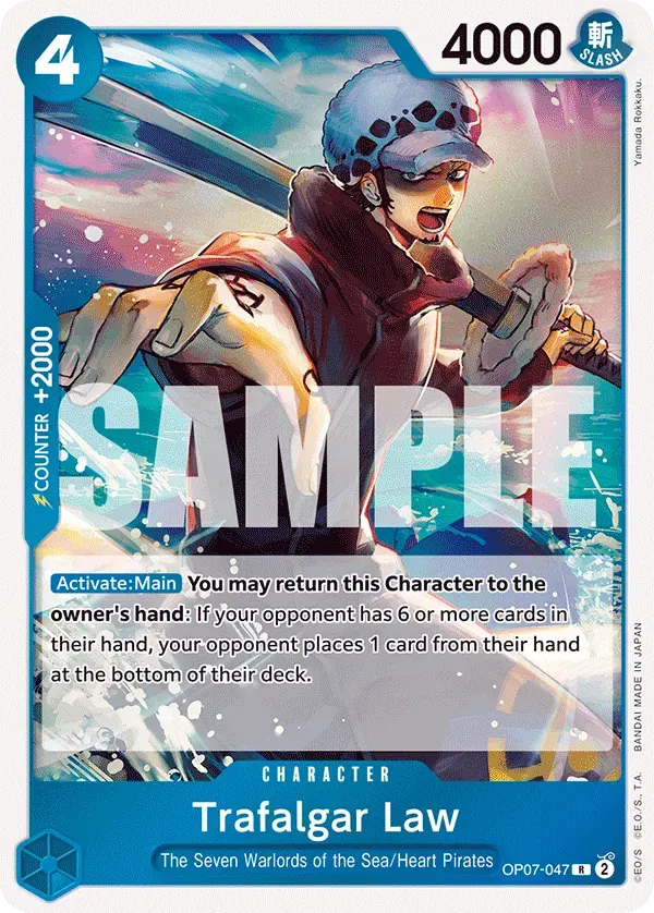 Trafalgar Law — carte One Piece TCG OP07-047 (500 Years in the Future)