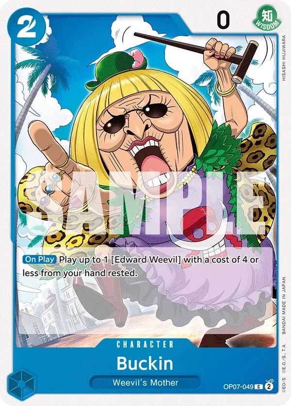 Buckin — carte One Piece TCG OP07-049 (500 Years in the Future)