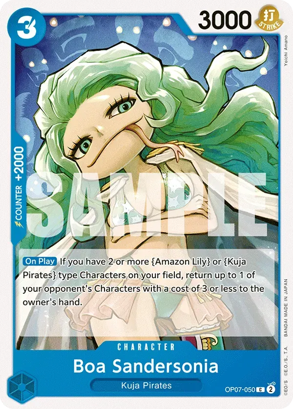 Boa Sandersonia — carte One Piece TCG OP07-050 (500 Years in the Future)