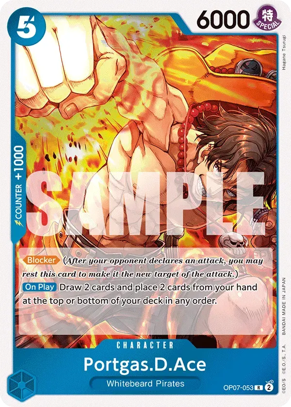 Portgas.D.Ace — carte One Piece TCG OP07-053 (500 Years in the Future)