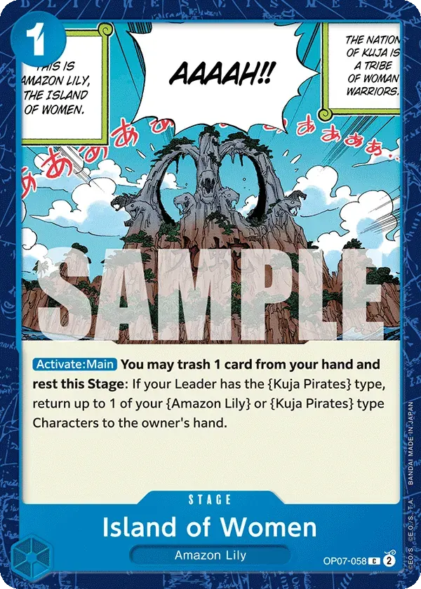 Island of Women — carte One Piece TCG OP07-058 (500 Years in the Future)