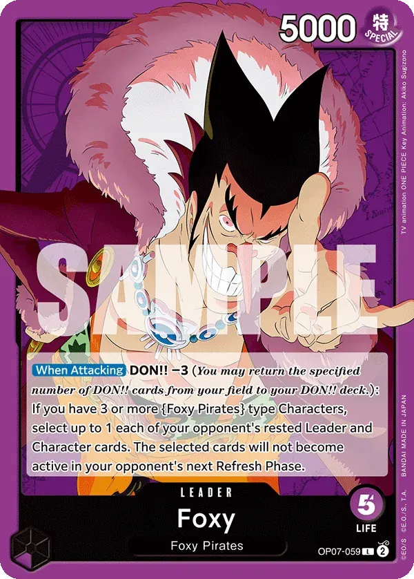 Foxy — carte One Piece TCG OP07-059 (500 Years in the Future)