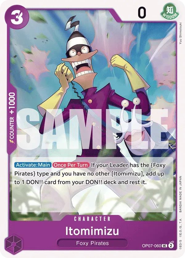 Itomimizu — carte One Piece TCG OP07-060 (500 Years in the Future)